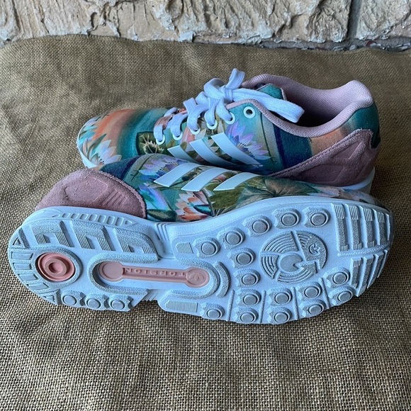 ADIDAS ORIGINALS ZX FLUX W "DUST PINK" Size 7 1/2 Rare Sold Out Hard to find - Picture 9 of 12